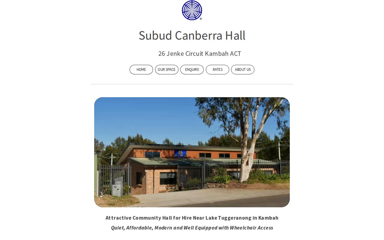 Subud Canberra Hall